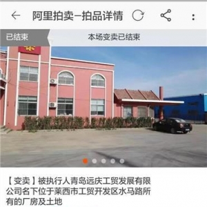 萊西法院首起司法網(wǎng)絡(luò)變賣(mài)成交