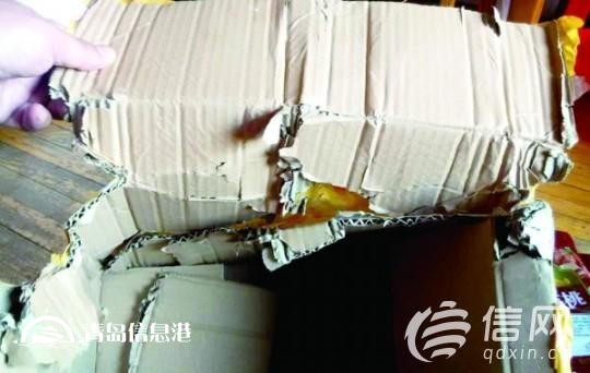 快遞十多斤果脯到了少一半 還沒驗收人就跑了