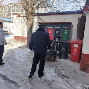 同和執(zhí)法中隊(duì)：“推動垃圾分類，共創(chuàng)美好未來”