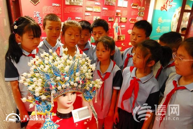 青島市即墨區(qū)小學生走進博物館 迎接國際博物館日