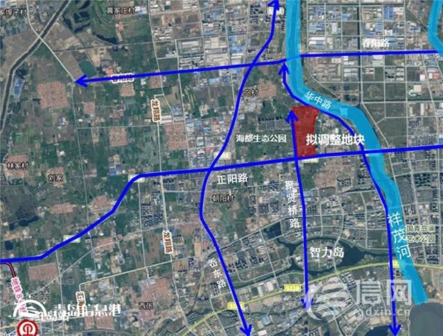 調(diào)整為高等院校用地 城陽(yáng)這一片區(qū)部分地塊控規(guī)調(diào)整批前公示