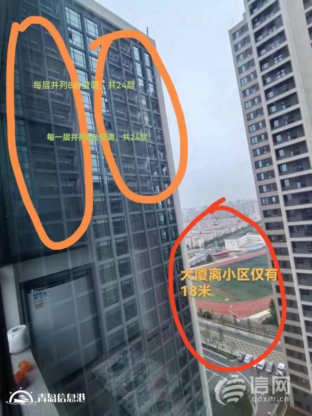 沙盤朝東實(shí)際朝西 近百臺(tái)空調(diào)外機(jī)正對(duì)大云谷·金茂府“吹熱氣”