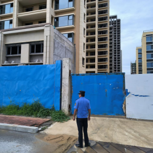 鳳臺執(zhí)法中隊：強化市政公用圍擋管理 鞏固安全防線