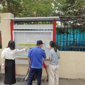 平度市東閣街道執(zhí)法中隊(duì)緊盯垃圾分類，執(zhí)法“不打烊”