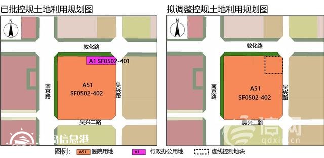 市北中央商務(wù)區(qū)片區(qū)控規(guī)調(diào)整 青島心血管病醫(yī)院擬建15層醫(yī)學(xué)樓