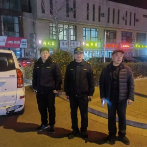 平度市東閣街道執(zhí)法中隊(duì)元旦守崗盡責(zé)，全力保障市容秩序