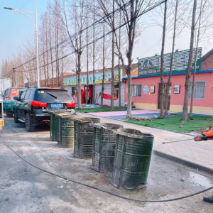 全面清洗垃圾桶，提升冬季保潔質量