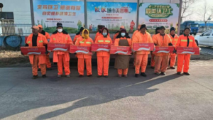 心系環(huán)衛(wèi)工人，新春佳節(jié)送溫暖