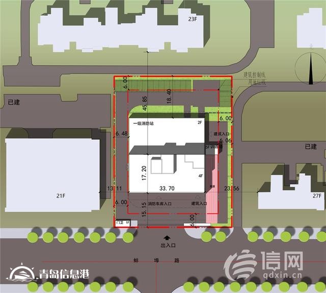擬建設(shè)1座一級消防站 青島市北區(qū)這個建設(shè)工程批前公示