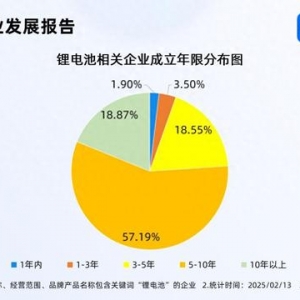 復旦新成果延長鋰電池壽命 超7成相關(guān)企業(yè)成立五年以上